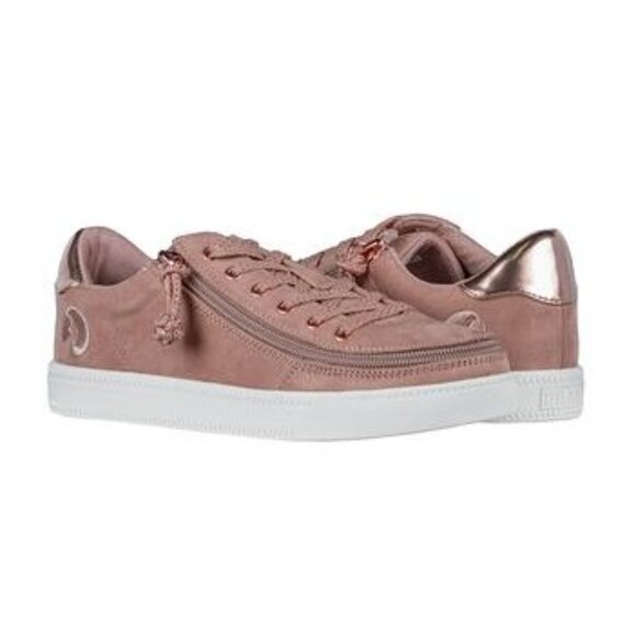 NEW Billy Footwear Women Sneaker Low Top Zip Up Pink Adaptive Size 9.5M KF195 - Picture 1 of 5